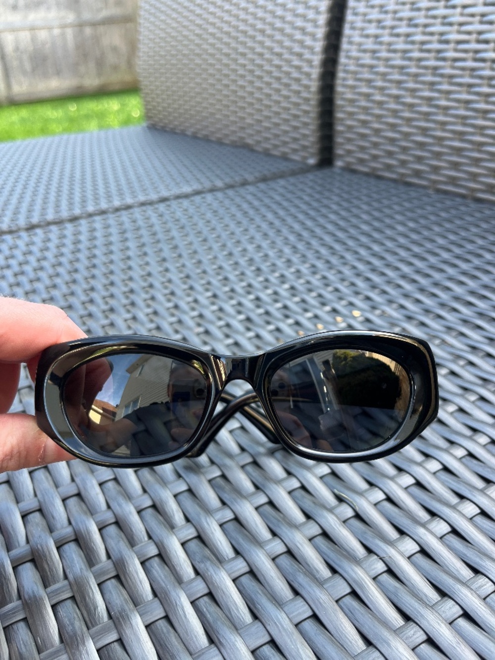 Magda Butrym and H&M sunglasses